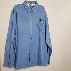 Forest & Hue denim long sleeves shirt size 2XL